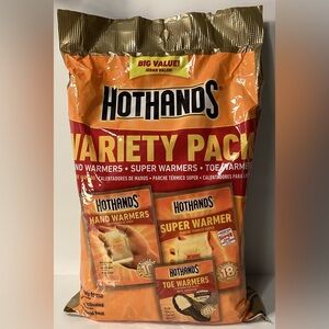 Hothands variety pack hand toe bag warmer winter